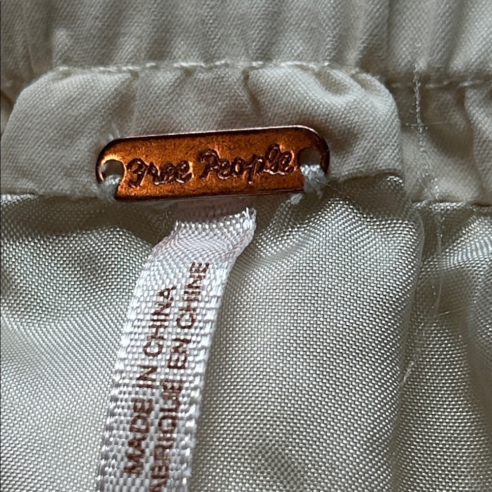 Free People Ivory Shell Cargo Utility Skirt Size XS TP zip front - Picture 7 of 12